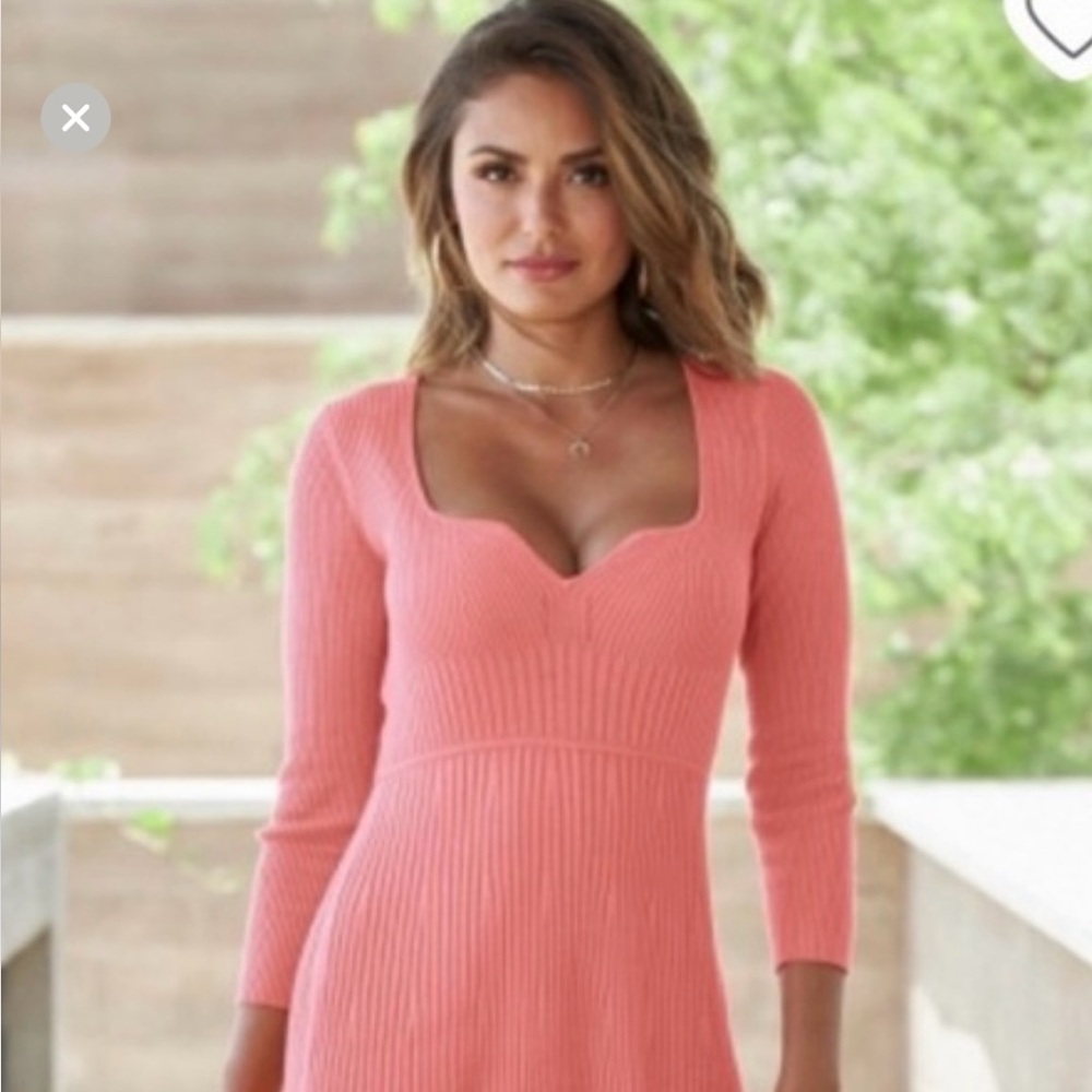 NWOT CORAL SWEATER DRESS